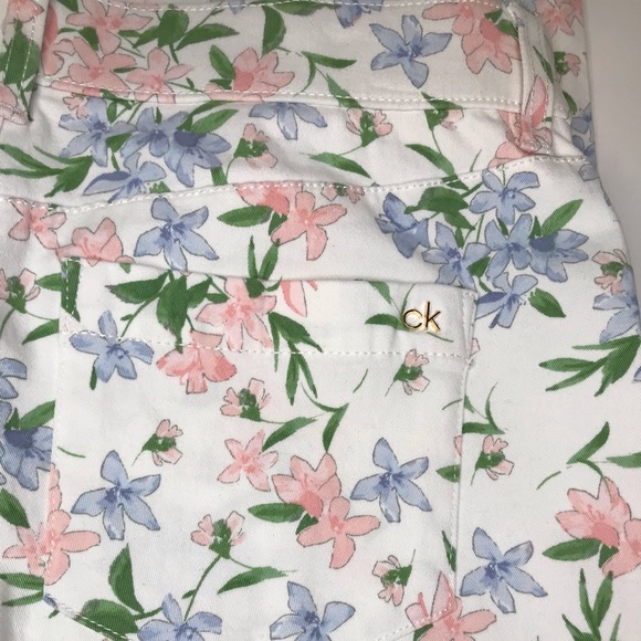 Calvin Klein High-Rise Straight Floral Women’s Jeans/Pants - 6 - Picture 11 of 15